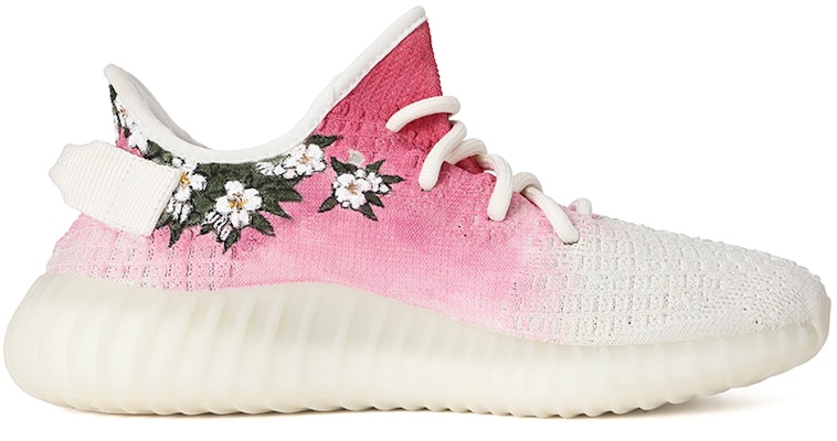 【客製化球鞋】adidas originals Yeezy Boost 350 V2 冰淇淋 盛開的白櫻花 甜美少女 減震防滑耐磨 低筒 生活休閒鞋 男女同款 白粉 Lookbook 【客製化球鞋】adidas originals Yeezy Boost 350 V2 冰淇淋 盛開的白櫻花 甜美少女 減震防滑耐磨 低筒 生活休閒鞋 男女同款 白粉