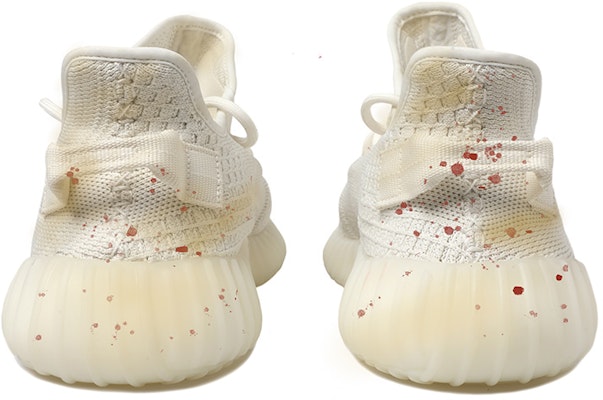 【定制球鞋】adidas originals Yeezy Boost 350 V2 編織 OKHR 低幫 運動休閒鞋 米紅黑 Purchase 【定制球鞋】adidas originals Yeezy Boost 350 V2 編織 OKHR 低幫 運動休閒鞋 米紅黑