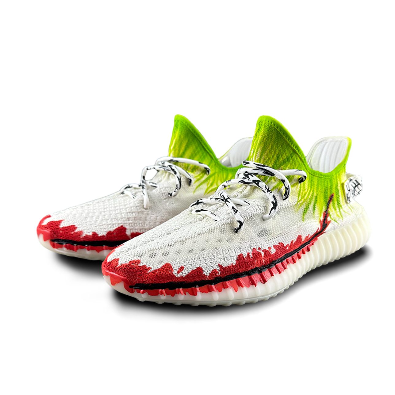 Lookbook [Custom Shoes] adidas Yeezy Boost 350 V2 'Halloween Clown Graffiti'