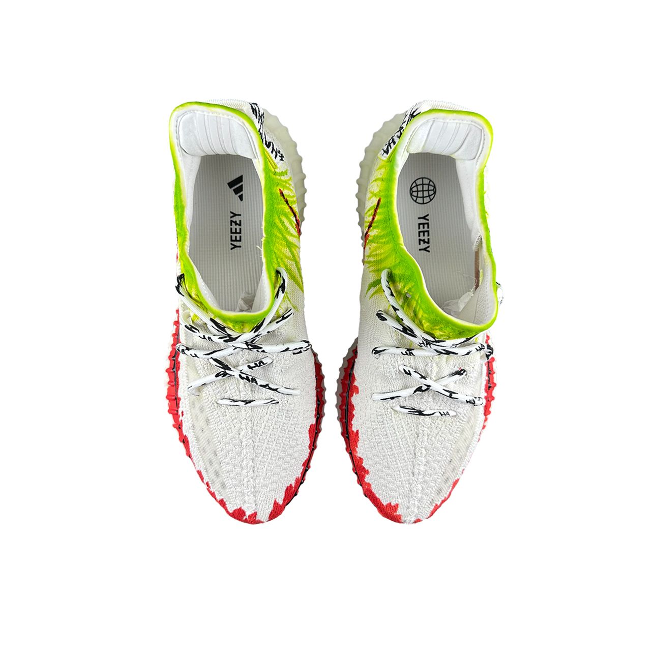 Shop [Custom Shoes] adidas Yeezy Boost 350 V2 'Halloween Clown Graffiti'