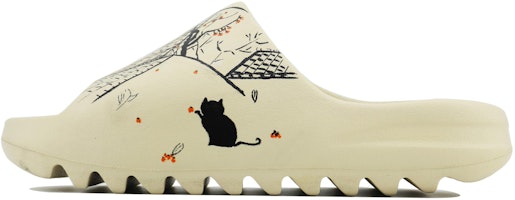 カスタムペイント イージー スライド "ワイルドファン" (ベージュ) FZ5897(Team168-野趣) Order カスタムペイント イージー スライド "ワイルドファン" (ベージュ) FZ5897(Team168-野趣)