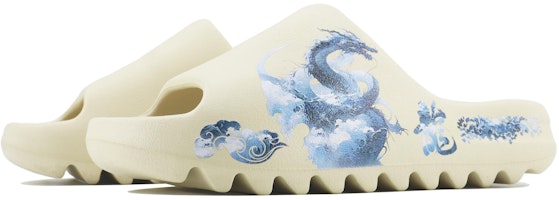 【訂製球鞋】 adidas originals Yeezy Slide 老春乏 SDS 國風 新中式 龍年限定 休閒出街 居家 一字拖鞋 男女同款 米白 Shop 【訂製球鞋】 adidas originals Yeezy Slide 老春乏 SDS 國風 新中式 龍年限定 休閒出街 居家 一字拖鞋 男女同款 米白