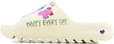 Buy 【訂製球鞋】adidas originals Yeezy Slide 歡樂鬼 SDS 手繪卡通 休閒出街 EVA 防滑人字拖 鞋 男女同款 米色