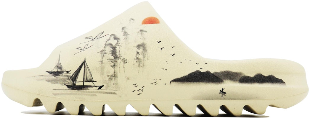 아디다스 이지 슬라이드 '잉크 워시 베이지' (커스텀) FZ5897(Team168-山水) Order 아디다스 이지 슬라이드 '잉크 워시 베이지' (커스텀) FZ5897(Team168-山水)