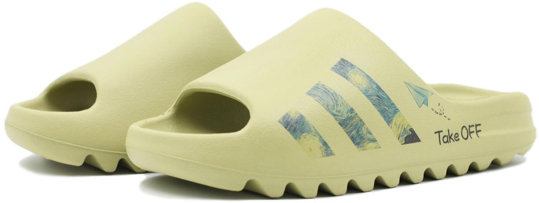 커스텀 아디다스 이지 슬라이드 '반 고흐 그린' FZ5904(Team205-飞跃星空) Shop 커스텀 아디다스 이지 슬라이드 '반 고흐 그린' FZ5904(Team205-飞跃星空)