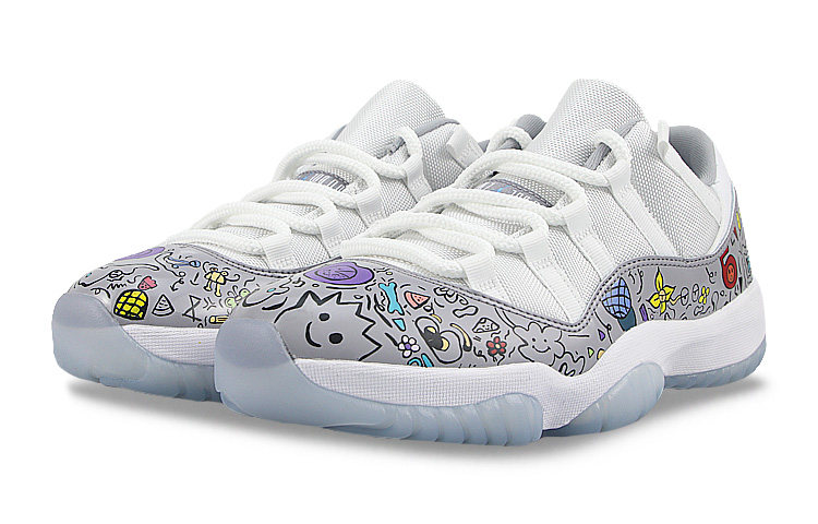 Lookbook [Kasut Custom] Air Jordan 11 Retro Low 'Kelabu Simen Grafiti' AV2187-140-466771