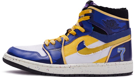 【訂製球鞋】 Jordan Air Jordan 1 BIGNIU 熱血青春主題 刺蝟頭 手繪噴繪 高筒 復古籃球鞋 男款 藍紫金白 Buy 【訂製球鞋】 Jordan Air Jordan 1 BIGNIU 熱血青春主題 刺蝟頭 手繪噴繪 高筒 復古籃球鞋 男款 藍紫金白