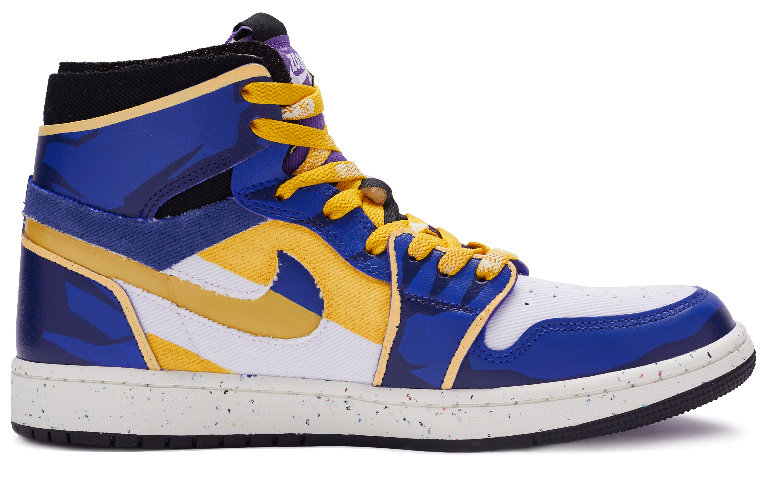 Order カスタムAJ1 青紫金白 ビッグニュー情熱 (Kasutamu AJ1 Ao Murasaki Kin Shiro Biggu Nyū Jōnetsu) CT0978-501(TeamR-男款刺猬头)