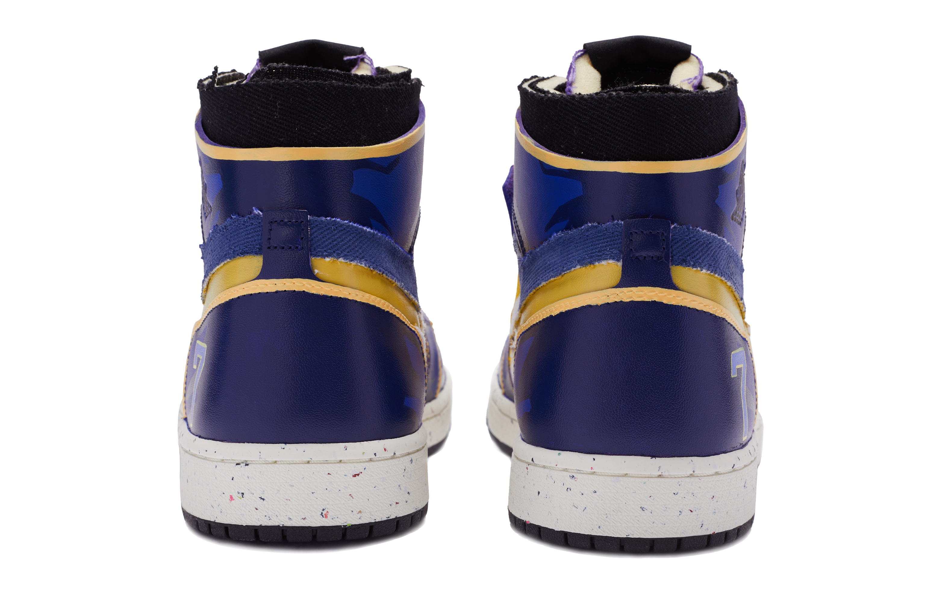 Shop カスタムAJ1 青紫金白 ビッグニュー情熱 (Kasutamu AJ1 Ao Murasaki Kin Shiro Biggu Nyū Jōnetsu) CT0978-501(TeamR-男款刺猬头)