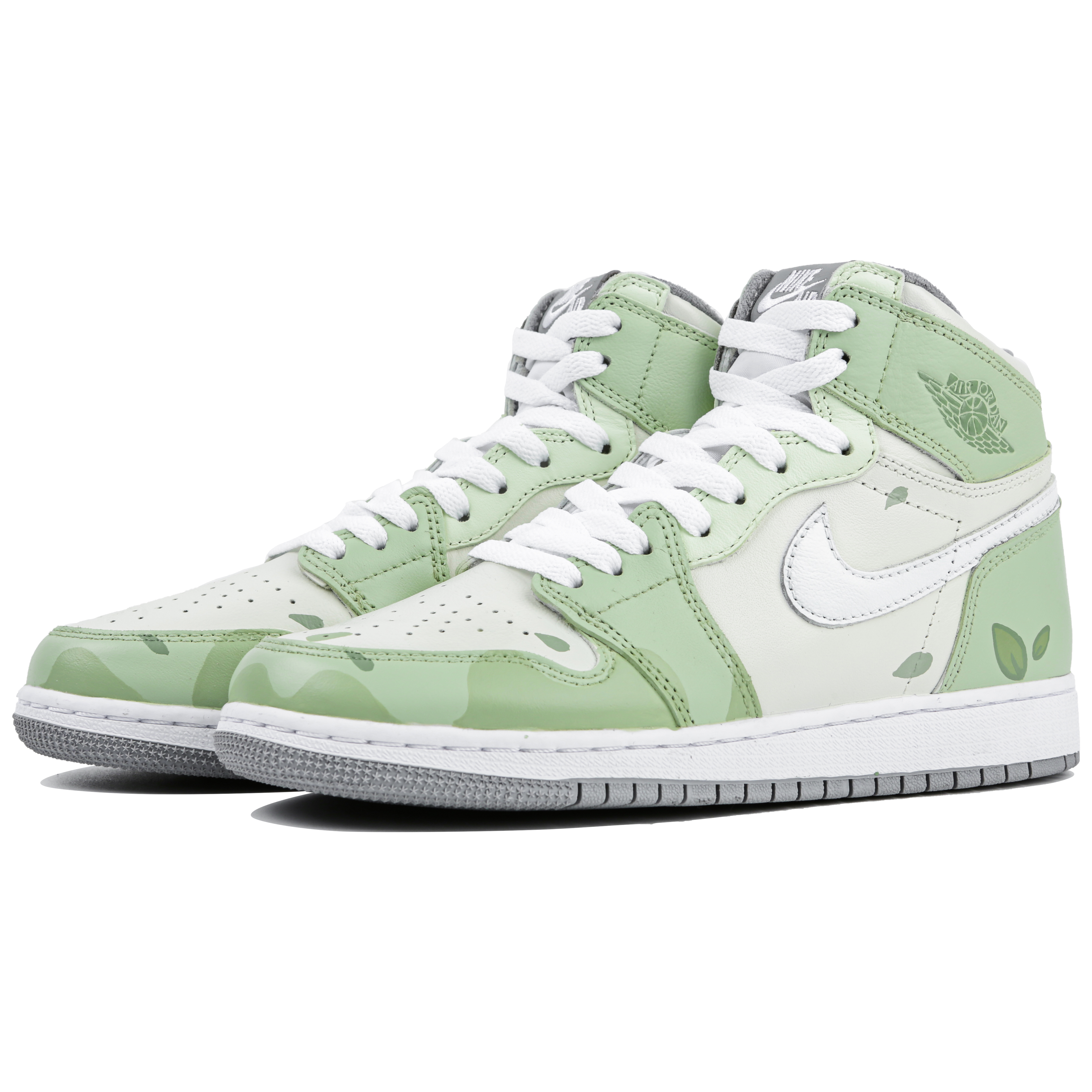 Lookbook [定制鞋款] Air Jordan 1 '薄荷绿' 575441-037(Team4-女款清凉薄荷)