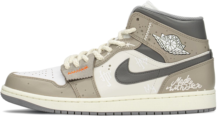 【訂製球鞋】Jordan Air Jordan 1 FZBB 大地色搭配 愛情製造 復古籃球鞋 男款 褐色 Buy 【訂製球鞋】Jordan Air Jordan 1 FZBB 大地色搭配 愛情製造 復古籃球鞋 男款 褐色