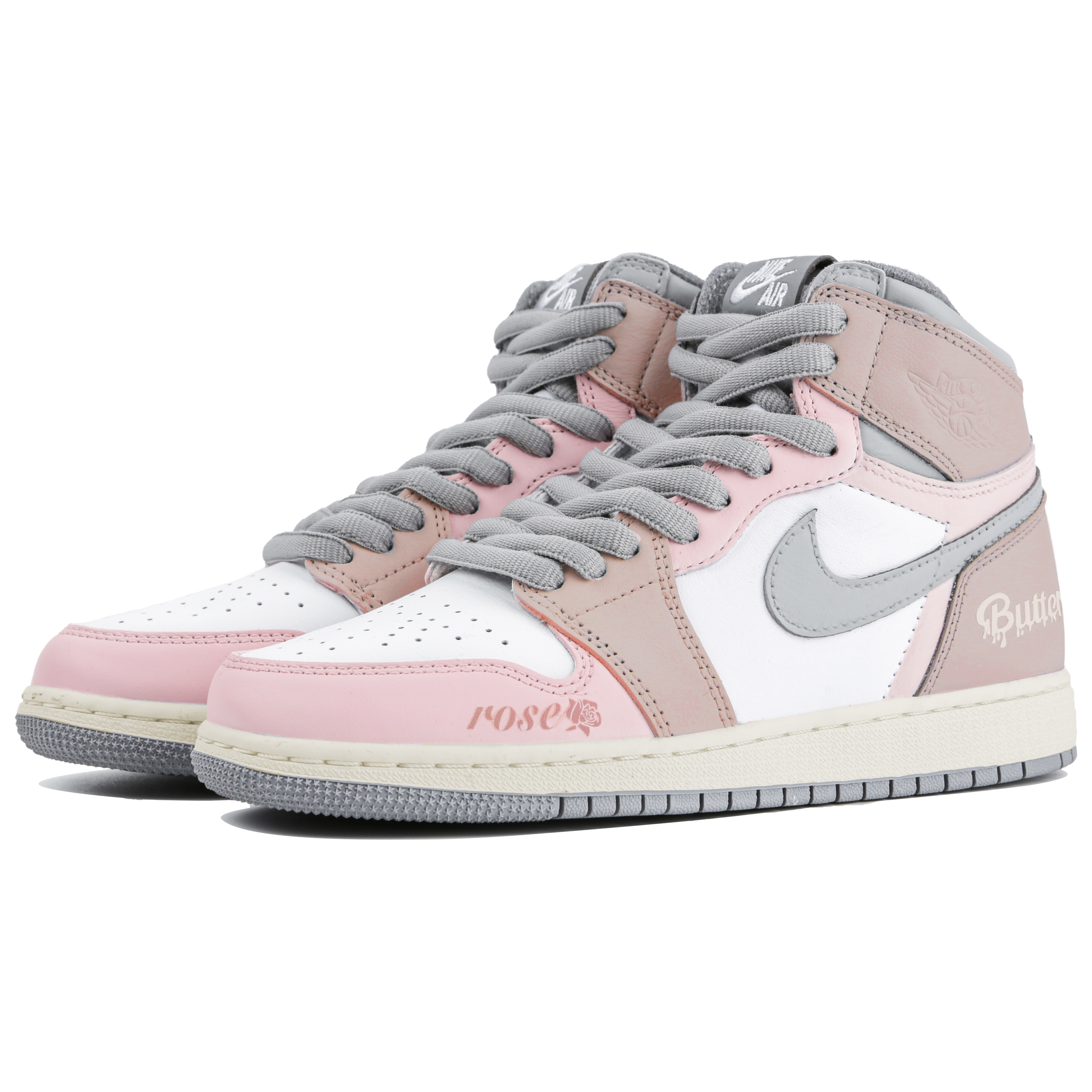 Lookbook エアジョーダン1 "スウィートベリーホワイトチョコ" 575441-037(Team4-女款甜莓白巧SBOX)