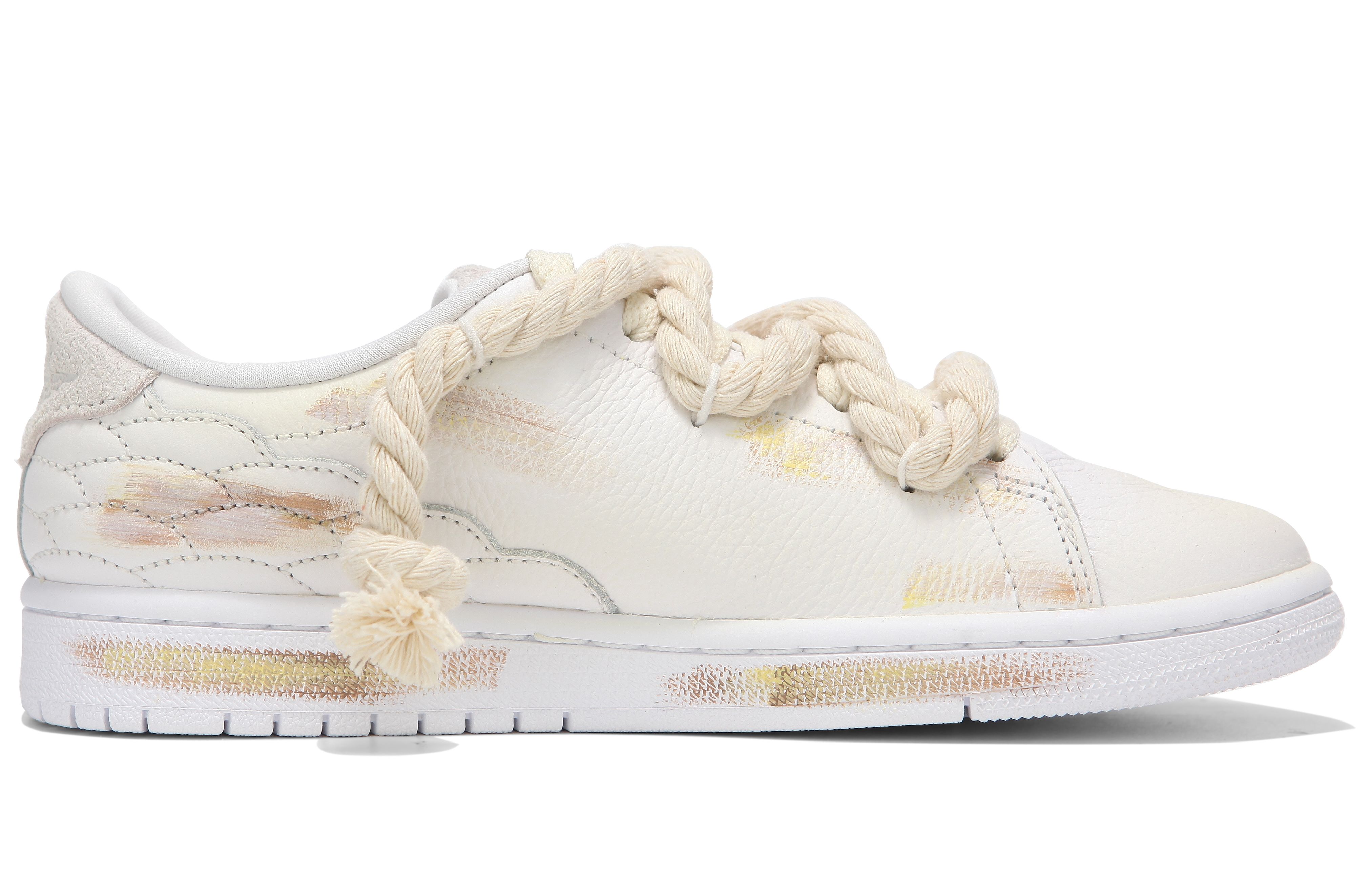 Order [定制鞋款] Air Jordan 1 中央场 '白色烈焰' DJ2756-100(Team24-男款灼烧做旧)