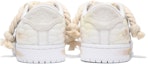 Shop 【定制球鞋】Jordan Air Jordan 1 Centre Court “White on White” 熱浪 灼燒做舊 划痕 麻繩 低幫 復古籃球鞋 男女同款 米色