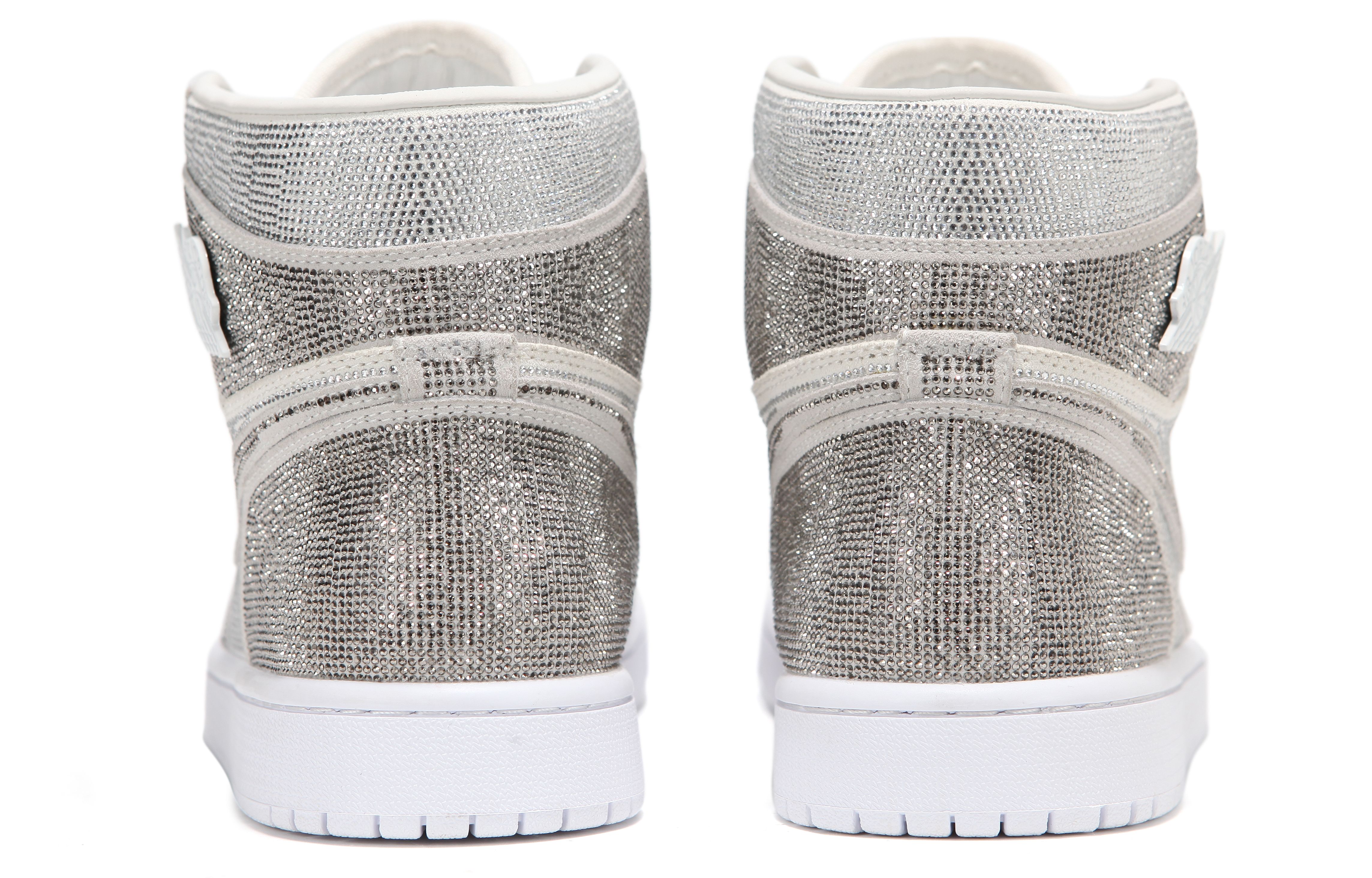 Details for [Custom Shoes] Air Jordan 1 Centre Court Nr.205 ''Diamond Crystal''. DO7762-004(Teamfour-改造-男女款水晶鞋)
