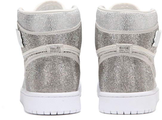 【定制球鞋】 Jordan Air Jordan 1 Centre Court 婚鞋 鑽石 水晶鞋 優雅 簡約 NO.205 換皮 高幫 復古籃球鞋 男女同款 白灰色 Details for 【定制球鞋】 Jordan Air Jordan 1 Centre Court 婚鞋 鑽石 水晶鞋 優雅 簡約 NO.205 換皮 高幫 復古籃球鞋 男女同款 白灰色