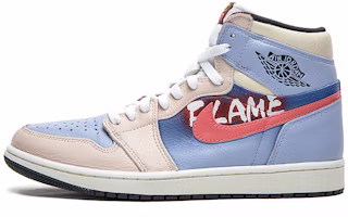 カスタムAJ1 ハイ "抽象芸術音楽 - クリームパープル" 555088-603(TeamB-男女款专辑O-BOX) Buy カスタムAJ1 ハイ "抽象芸術音楽 - クリームパープル" 555088-603(TeamB-男女款专辑O-BOX)