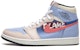 에어 조던 1 하이 '크림 퍼플' 커스텀 (49 characters) 555088-603(TeamB-男女款专辑O-BOX)