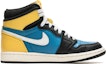 Order 에어 조던 1 하이 '앱스트랙 그라피티 블랙 옐로우 블루' (커스텀) 555088-118(TeamB-黑黄蓝艺术N-BOX)