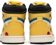 Shop 에어 조던 1 하이 '앱스트랙 그라피티 블랙 옐로우 블루' (커스텀) 555088-118(TeamB-黑黄蓝艺术N-BOX)