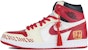 에어 조던 1 하이 '행운의 빨강' (커스텀) 555088-161(Team42-吉祥男女同款米红)