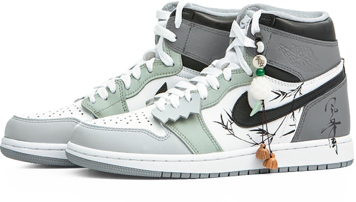 에어 조던 1 하이 '뱀부 그라피티' 커스텀 슈즈 555088-037(Team63-竹之风骨) Shop 에어 조던 1 하이 '뱀부 그라피티' 커스텀 슈즈 555088-037(Team63-竹之风骨)