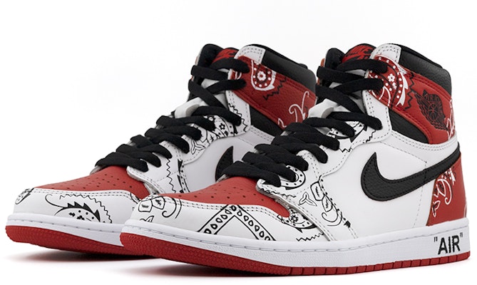 【定製球鞋】 Jordan Air Jordan 1 高筒 腰果花 街頭 鴛鴦 復古 嘻哈 高幫 板鞋 男女同款 黑白紅 Lookbook 【定製球鞋】 Jordan Air Jordan 1 高筒 腰果花 街頭 鴛鴦 復古 嘻哈 高幫 板鞋 男女同款 黑白紅