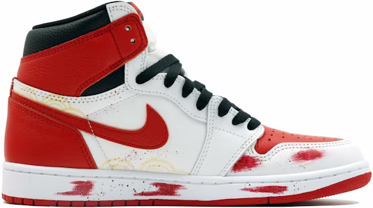 エアジョーダン1 ハイ "白赤龍" (カスタム) 555088-161(Team113-中国龙) Order エアジョーダン1 ハイ "白赤龍" (カスタム) 555088-161(Team113-中国龙)