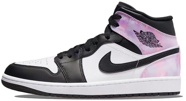 【定制球鞋】Jordan Air Jordan 1 新中式 國風古色 仙鶴松山 扎染 高幫 復古籃球鞋 男款 黑白粉 Details for 【定制球鞋】Jordan Air Jordan 1 新中式 國風古色 仙鶴松山 扎染 高幫 復古籃球鞋 男款 黑白粉