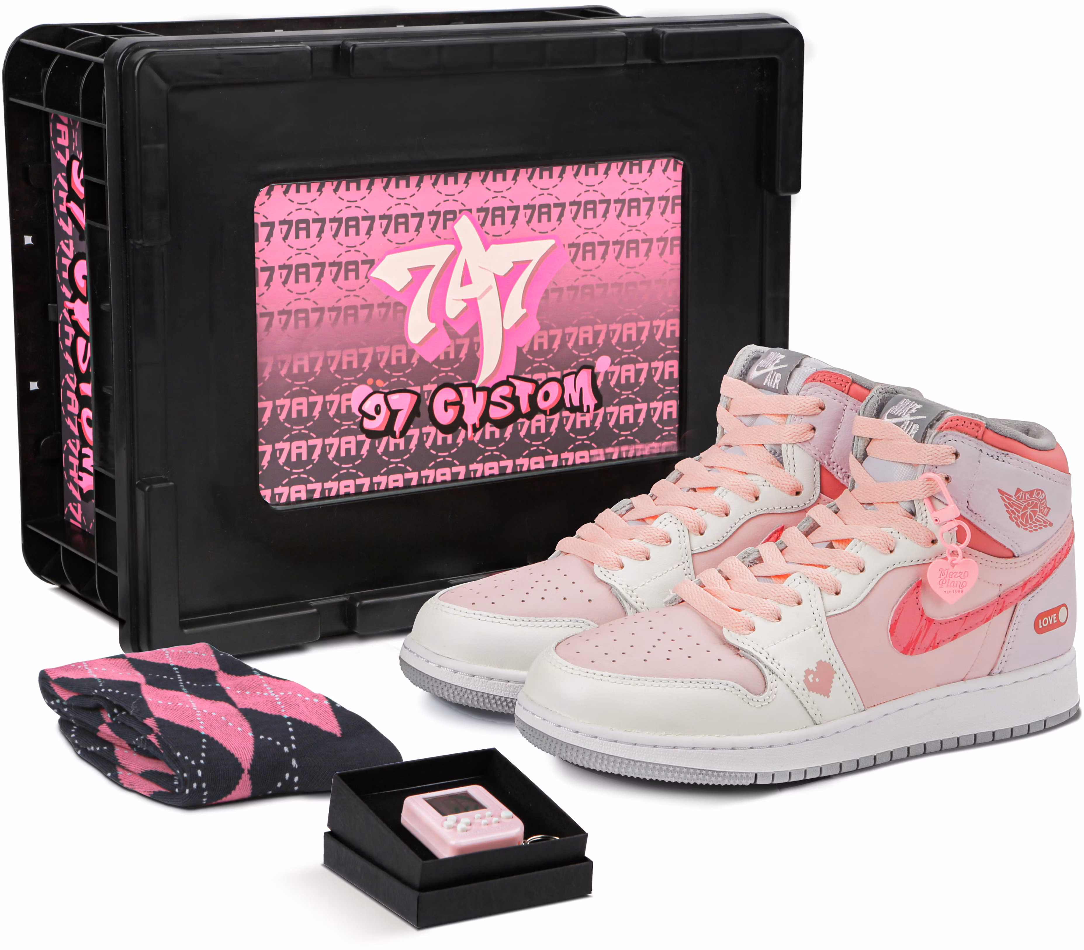 custom-shoes-air-jordan-1-high-cyber-neon-pink-mood