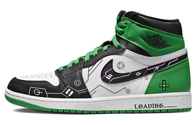 Buy [Zapatos Personalizados] Air Jordan 1 High 'Plano Eléctrico' FD1437-031(Team56-电竞竞技)