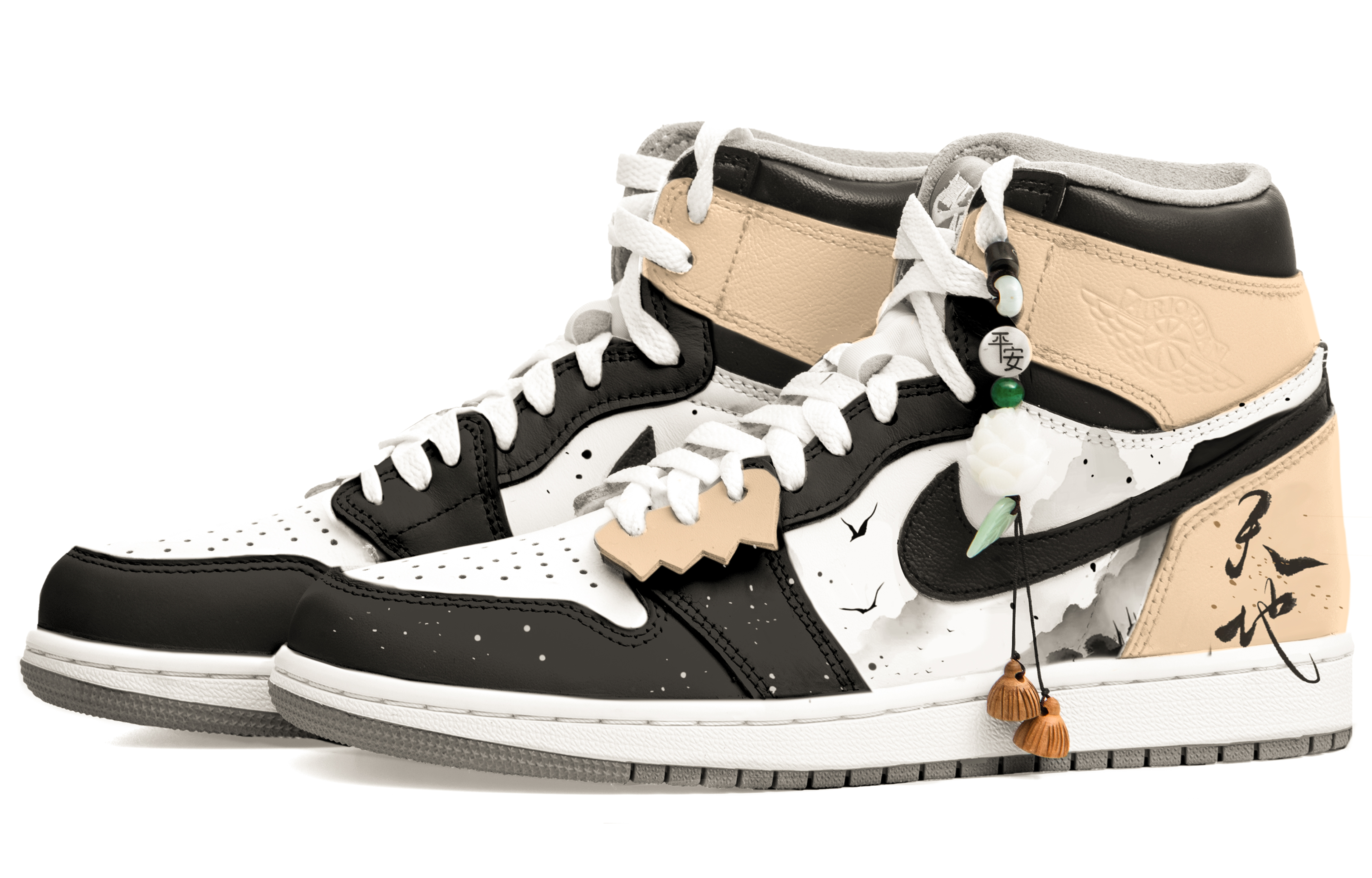 [Custom Shoes] Jordan 1 High 'Kakki Black Graffiti' 圖 3