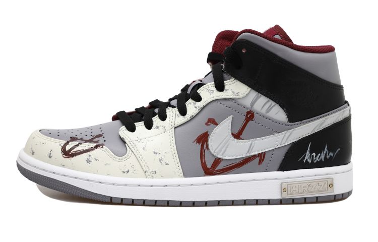 Order [Zapatos Personalizados] Air Jordan 1 High 'Ancla Marina Azul' DQ8426-615(Team拾玖-黑灰船锚S-BOX)