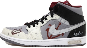 【客製球鞋】 Jordan Air Jordan 1 OKHR 海軍風 HRZZ 錨 灑墨 高筒 復古籃球鞋 男女共款 Order 【客製球鞋】 Jordan Air Jordan 1 OKHR 海軍風 HRZZ 錨 灑墨 高筒 復古籃球鞋 男女共款