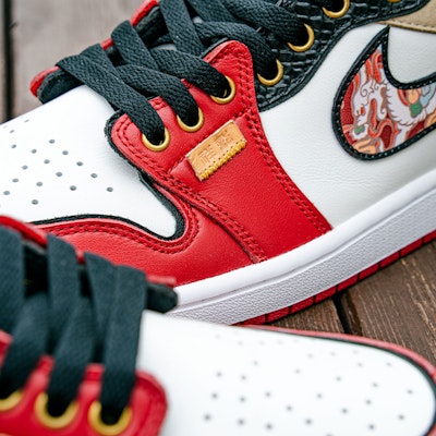 에어 조던 1 레드 골드 드래곤 (커스텀) DM1206-066-466803 1