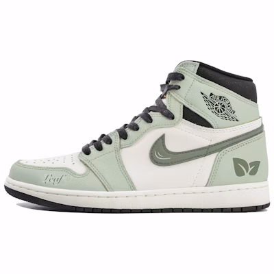 【訂製球鞋】 Jordan Air Jordan 1 清風綠意 夏日小分隊 高筒 復古籃球鞋 男女同款 白綠 Buy 【訂製球鞋】 Jordan Air Jordan 1 清風綠意 夏日小分隊 高筒 復古籃球鞋 男女同款 白綠