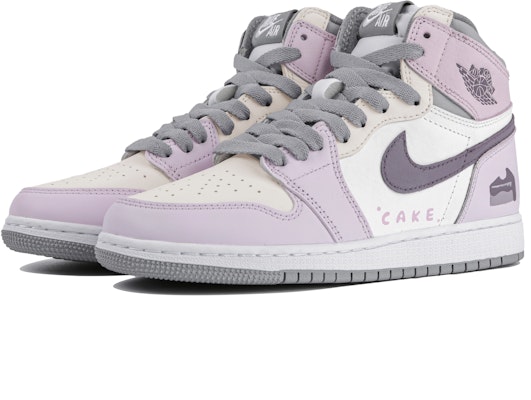 에어 조던 1 하이 '타로 케이크' (퍼플/화이트) 575441-037(Team4-女款香芋蛋糕SBOX) Lookbook 에어 조던 1 하이 '타로 케이크' (퍼플/화이트) 575441-037(Team4-女款香芋蛋糕SBOX)