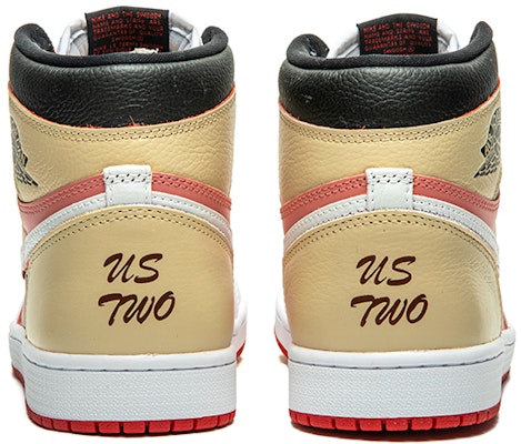 【訂製球鞋】 Jordan Air Jordan 1 High 野鶴製造 情人節主題 抽象畫 高幫 復古籃球鞋 男女同款 白黃 特殊禮盒版 Purchase 【訂製球鞋】 Jordan Air Jordan 1 High 野鶴製造 情人節主題 抽象畫 高幫 復古籃球鞋 男女同款 白黃 特殊禮盒版