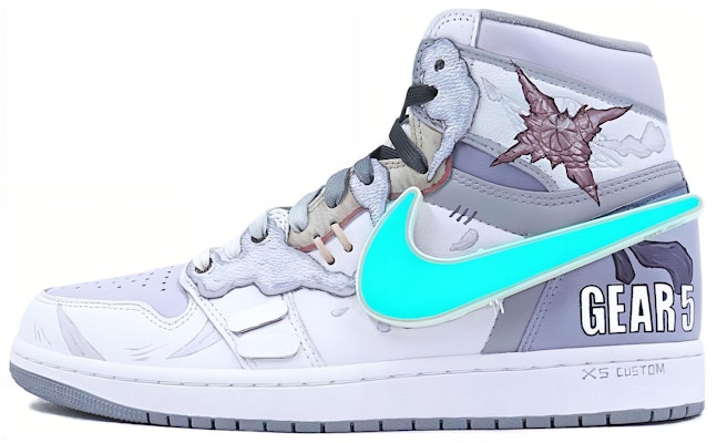 커스텀 에어조던1 화이트/퍼플/그레이 루피 LED 555088-037-444052 Order 커스텀 에어조던1 화이트/퍼플/그레이 루피 LED 555088-037-444052