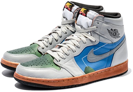 커스텀 에어 조던 1 하이 '화이트 블루 추상화' 555088-603(TeamB-男款海报白蓝N-BOX) Shop 커스텀 에어 조던 1 하이 '화이트 블루 추상화' 555088-603(TeamB-男款海报白蓝N-BOX)