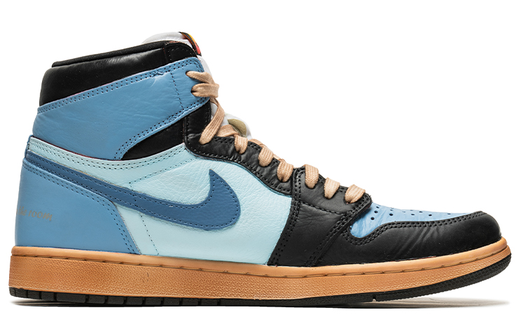 Order [定制鞋款] Air Jordan 1 高帮 OG '黑蓝脚趾云' 555088-603(TeamB-专辑云海白蓝)