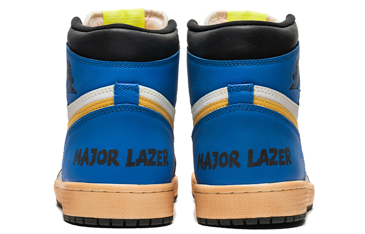 Purchase Zapatillas personalizadas Air Jordan 1 High OG 'Black Blue Toe Patina' 555088-702(TeamB-专辑深黑蓝O-BOX)