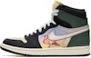 Buy 에어 조던 1 하이 OG '블랙 그린 플라밍고' (커스텀) 555088-118(TeamB-黑脚趾火烈鸟S-BOX)