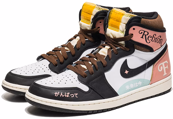 에어 조던 1 하이 OG '블루토 블랙핑크' (커스텀) 555088-118(TeamB-复古未来黑粉) Lookbook 에어 조던 1 하이 OG '블루토 블랙핑크' (커스텀) 555088-118(TeamB-复古未来黑粉)