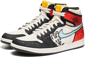 에어 조던 1 하이 OG '춘절 블랙 레드' (커스텀 슈즈) 555088-118(TeamB-男女款恭贺新年) Lookbook 에어 조던 1 하이 OG '춘절 블랙 레드' (커스텀 슈즈) 555088-118(TeamB-男女款恭贺新年)