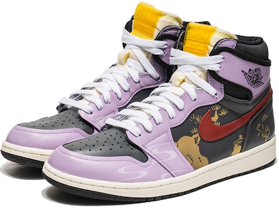 カスタムAJ1 ハイ OG "CNY 黒紫" 555088-118(TeamB-男女款新年黑紫) Lookbook カスタムAJ1 ハイ OG "CNY 黒紫" 555088-118(TeamB-男女款新年黑紫)