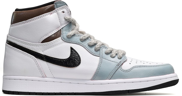 【定制球鞋】Jordan Air Jordan 1 High OG 卡斯製造 CNY 牛仔貼布 笑臉 高幫 復古籃球鞋 男款 黑白藍 兔年限定 Lookbook 【定制球鞋】Jordan Air Jordan 1 High OG 卡斯製造 CNY 牛仔貼布 笑臉 高幫 復古籃球鞋 男款 黑白藍 兔年限定