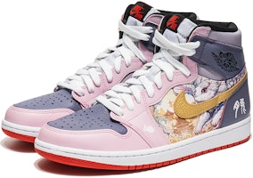 Jordan 1 "Año Nuevo Chino Conejo" 555088-161(TeamB-男女款新年白紫) Lookbook Jordan 1 "Año Nuevo Chino Conejo" 555088-161(TeamB-男女款新年白紫)