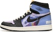 Buy 【客製球鞋】Jordan Air Jordan 1 High OG 野鹤製造 賽博朋克 未來風 漸變元素 禮盒 高筒 復古籃球鞋 男女同款 藍紫