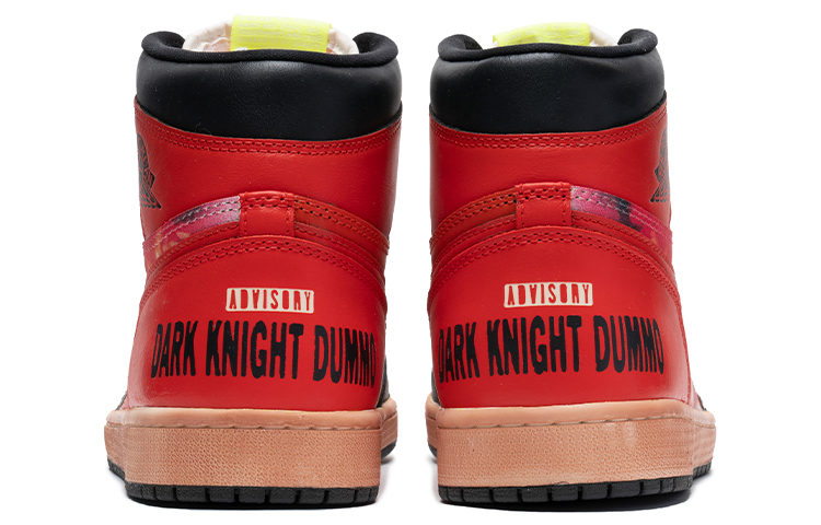 Purchase [Kasut Custom] Air Jordan 1 High OG 'Flame Theme Distressed Sole Hitam Merah' 555088-702(TeamB-专辑火焰黑红O-BOX)